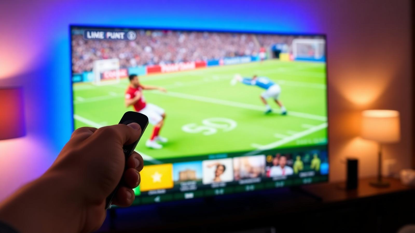 Best IPTV Apps for Firestick USA Firestick remote in front of TV