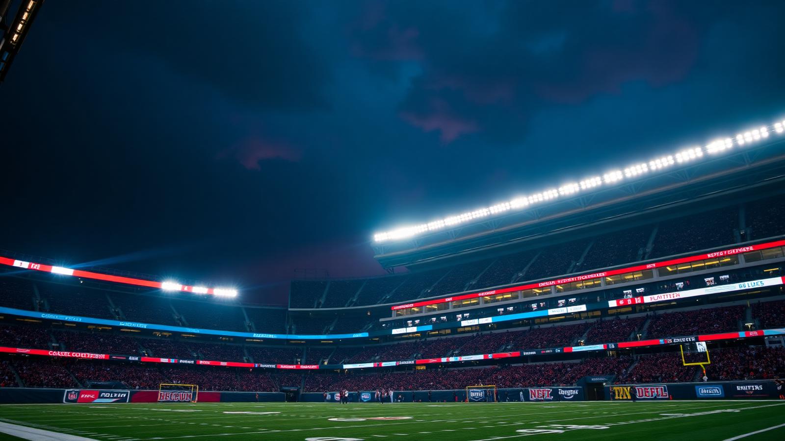 Best IPTV for NFL and NBA Streaming in 2026 NFL stadium under floodlights